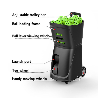 2025 Nowa profesjonalna maszyna do gry w tenisa i piłki padelowej na zewnątrz APP Control Padel Tennis Ball Launch Training Shooting Machine