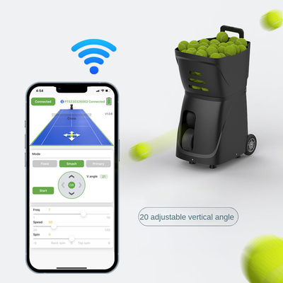 2025 Nowa profesjonalna maszyna do gry w tenisa i piłki padelowej na zewnątrz APP Control Padel Tennis Ball Launch Training Shooting Machine