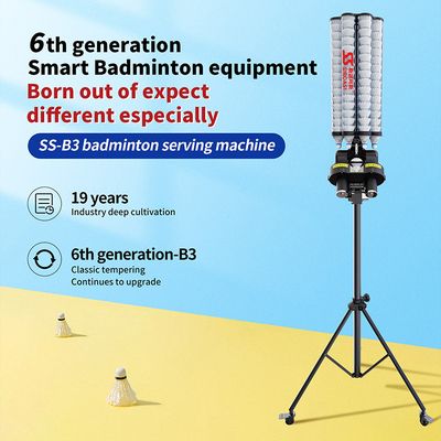 2025 SIBOASI B3 Badminton Shuttlecock Feeder Machine Smart Badminton Strzelania maszyna do treningu