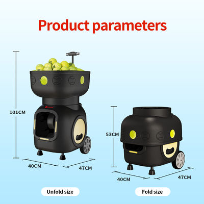 SIBOASI T5 APP Control Mini Strzelania Tenisa Maszyna Piłka do treningu