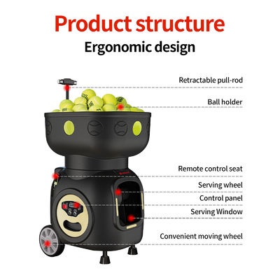 SIBOASI T5 APP Control Mini Strzelania Tenisa Maszyna Piłka do treningu