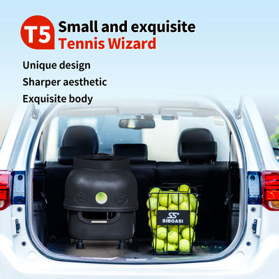SIBOASI T5 APP Control Mini Strzelania Tenisa Maszyna Piłka do treningu