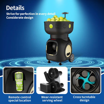 SIBOASI T5 APP Control Mini Strzelania Tenisa Maszyna Piłka do treningu