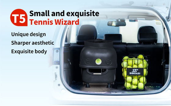 SIBOASI T5 APP Control Mini Strzelania Tenisa Maszyna Piłka do treningu