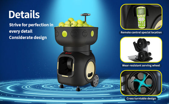 SIBOASI T5 APP Control Mini Strzelania Tenisa Maszyna Piłka do treningu