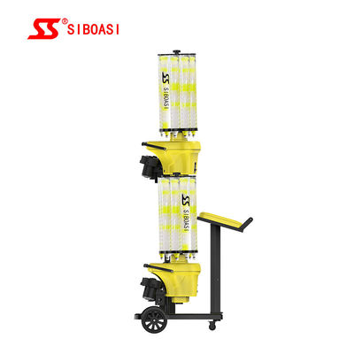 S8025 Badminton Robot Trainer, podajnik wahadłowy do badmintona z podwójną głowicą